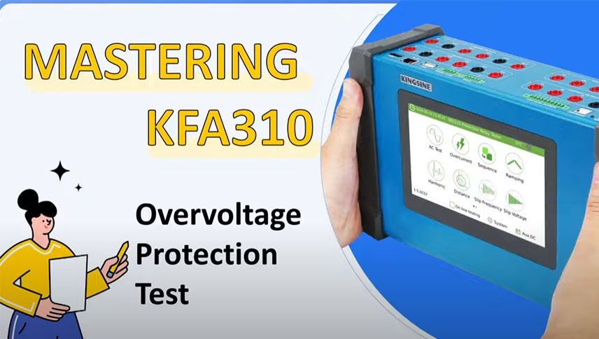 Освоение KFA310: тест защиты от перенапряжения